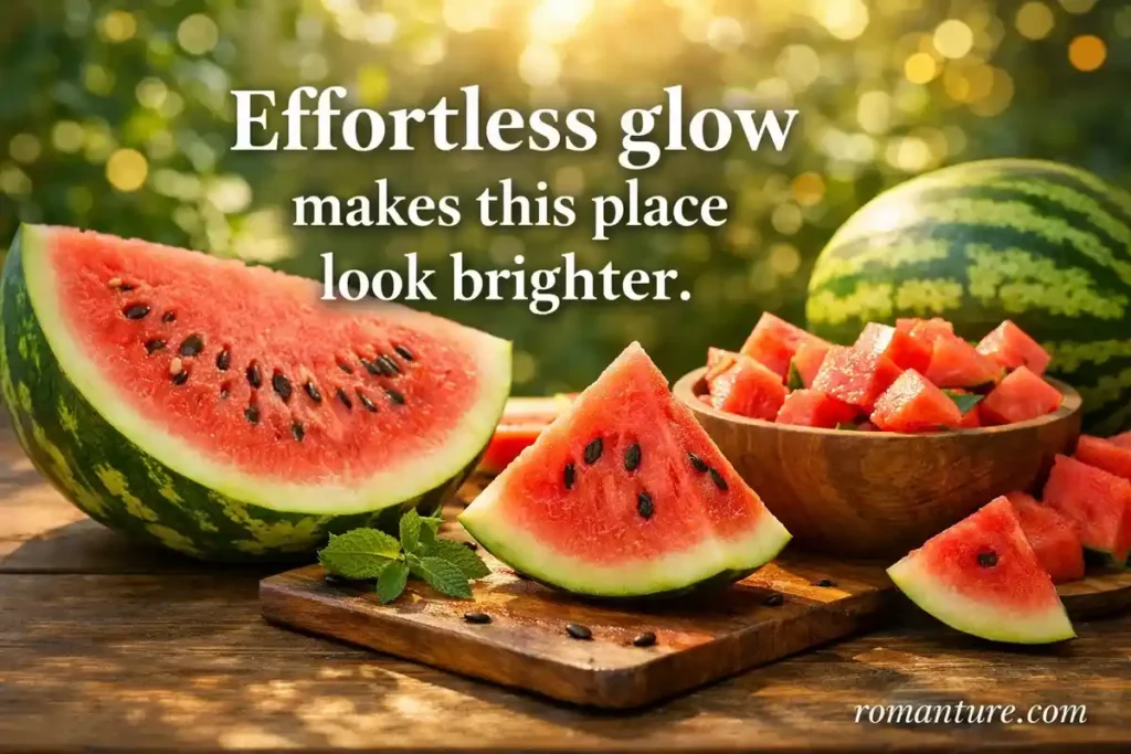 Sunset Sugar Rush Lines watermelon pick up lines 