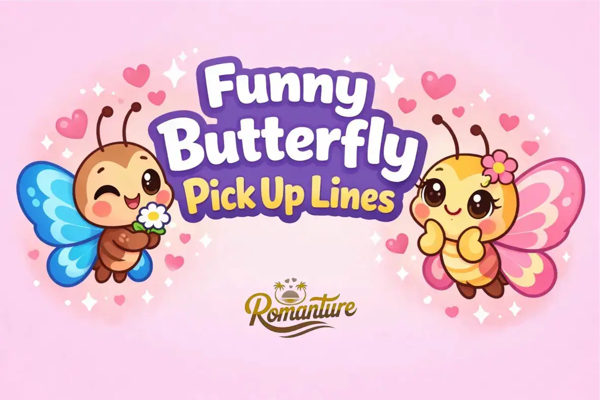 funny butterfly pick up lines
