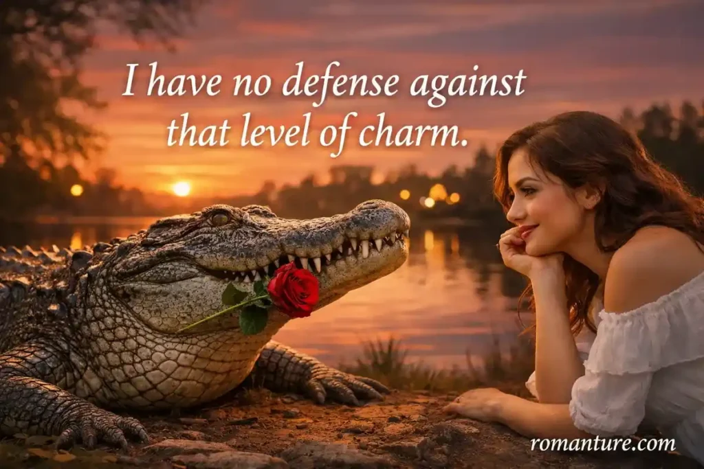 Big Smile Compliments With Croc Charm