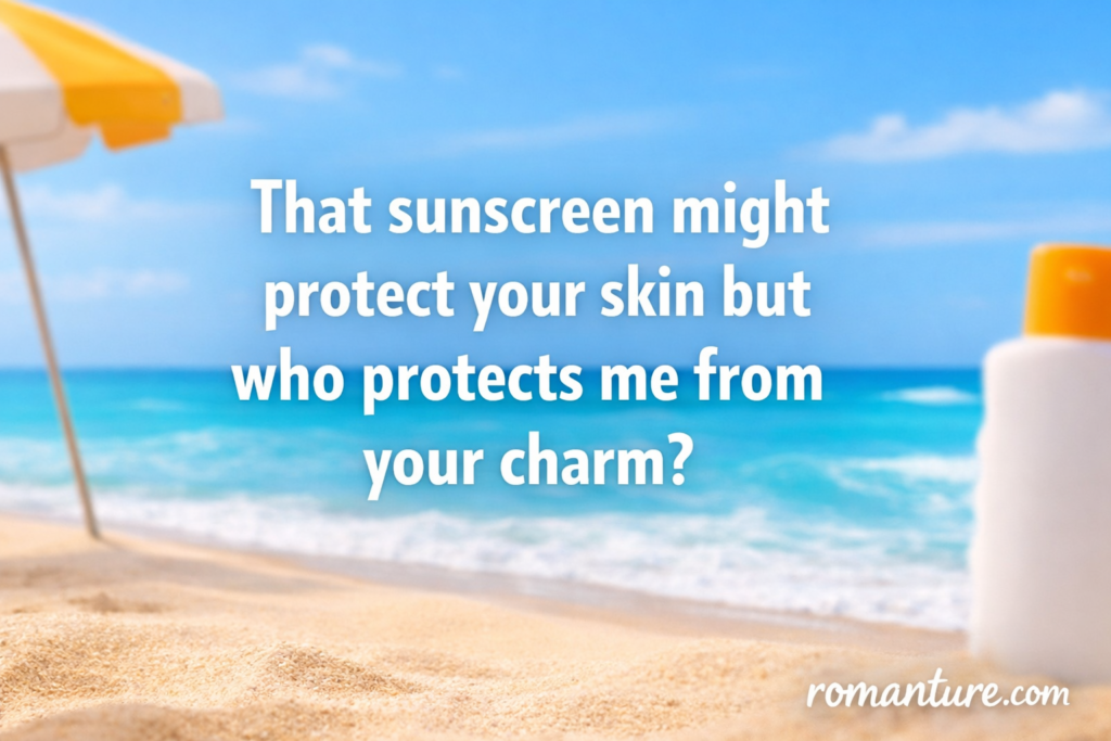 Beach Pick Up Lines For Him