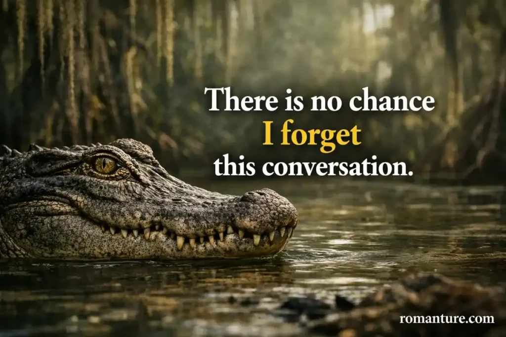 Warm Croc Goodbye Lines That Leave A Smile