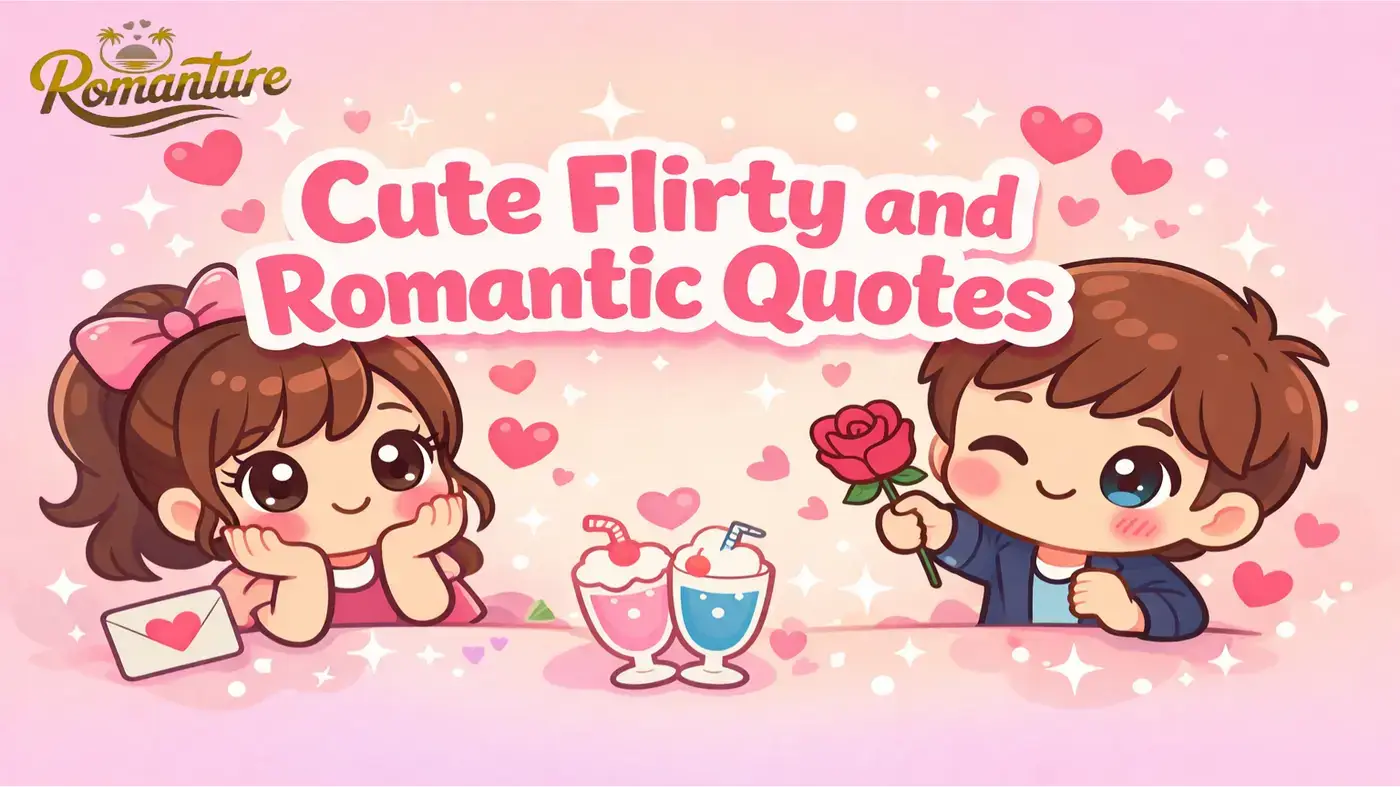 Cute Flirty and Romantic Quotes.