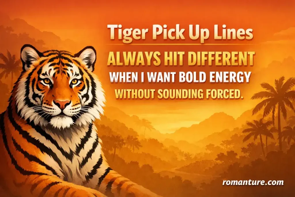Tiger Pick Up Lines Funny