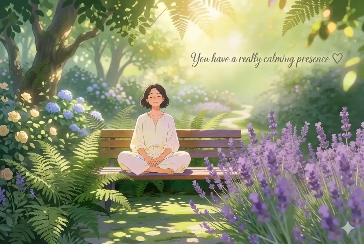 you-have-a-really-calming-presence-Pickup Lines for Shy People