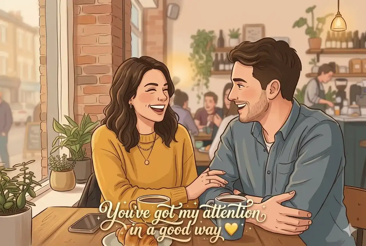 you’ve got my attention in a good way 💛