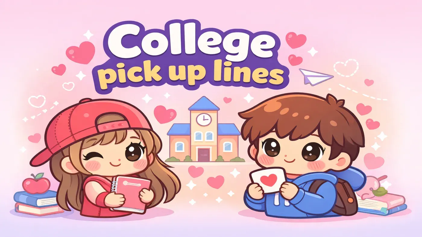 College pick up lines.