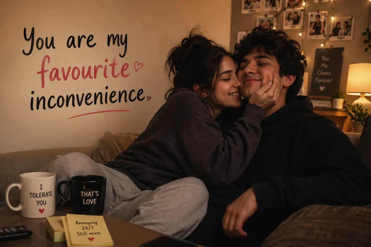 You are my favourite inconvenience.