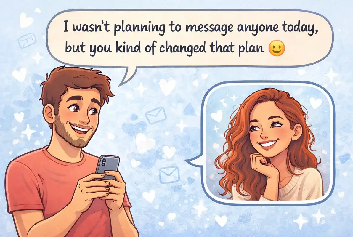 i-wasnt-planning-to-message-anyone message pickup lines