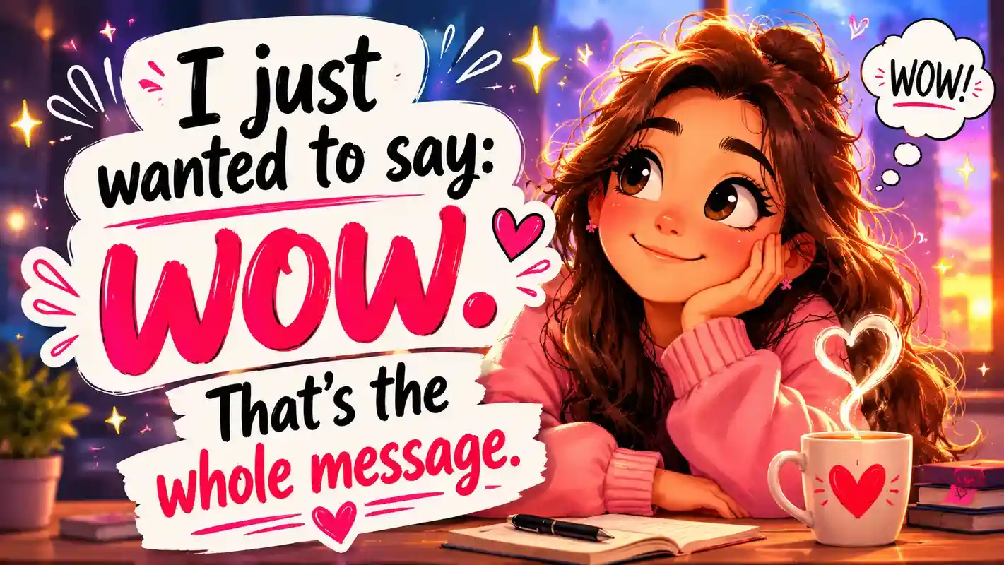 I just wanted to say: wow. That's the whole message.Rabbit PickUp Lines