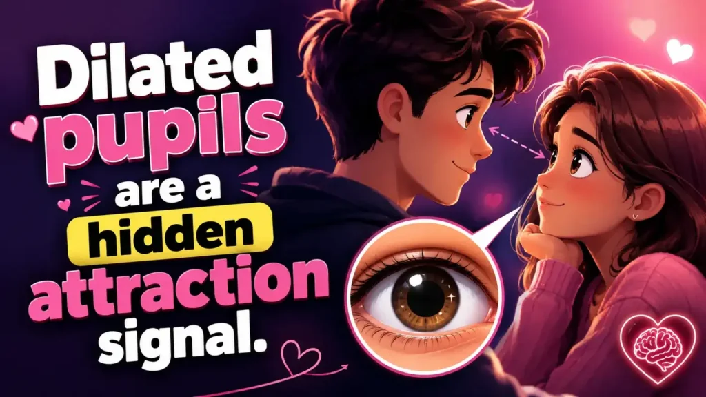 Dilated pupils are a hidden attraction signal.