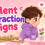 Silent Attraction Signs