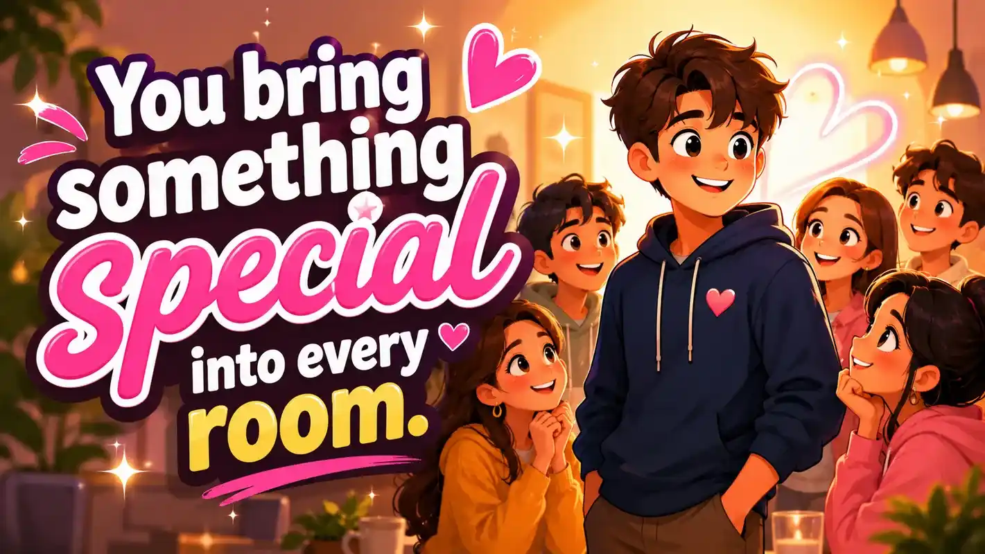 You bring something special into every room.
