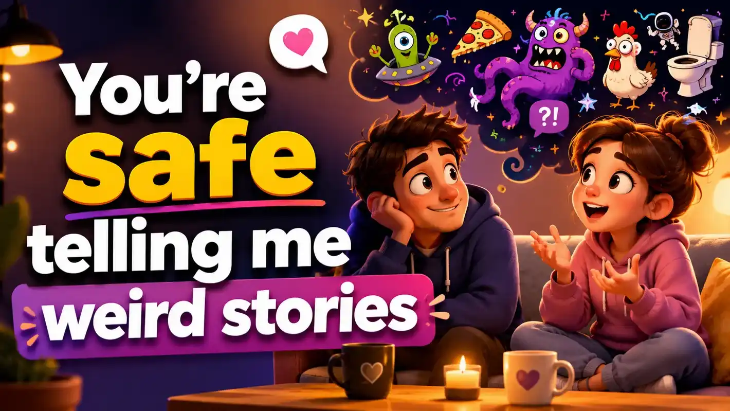 You’re safe telling me weird stories