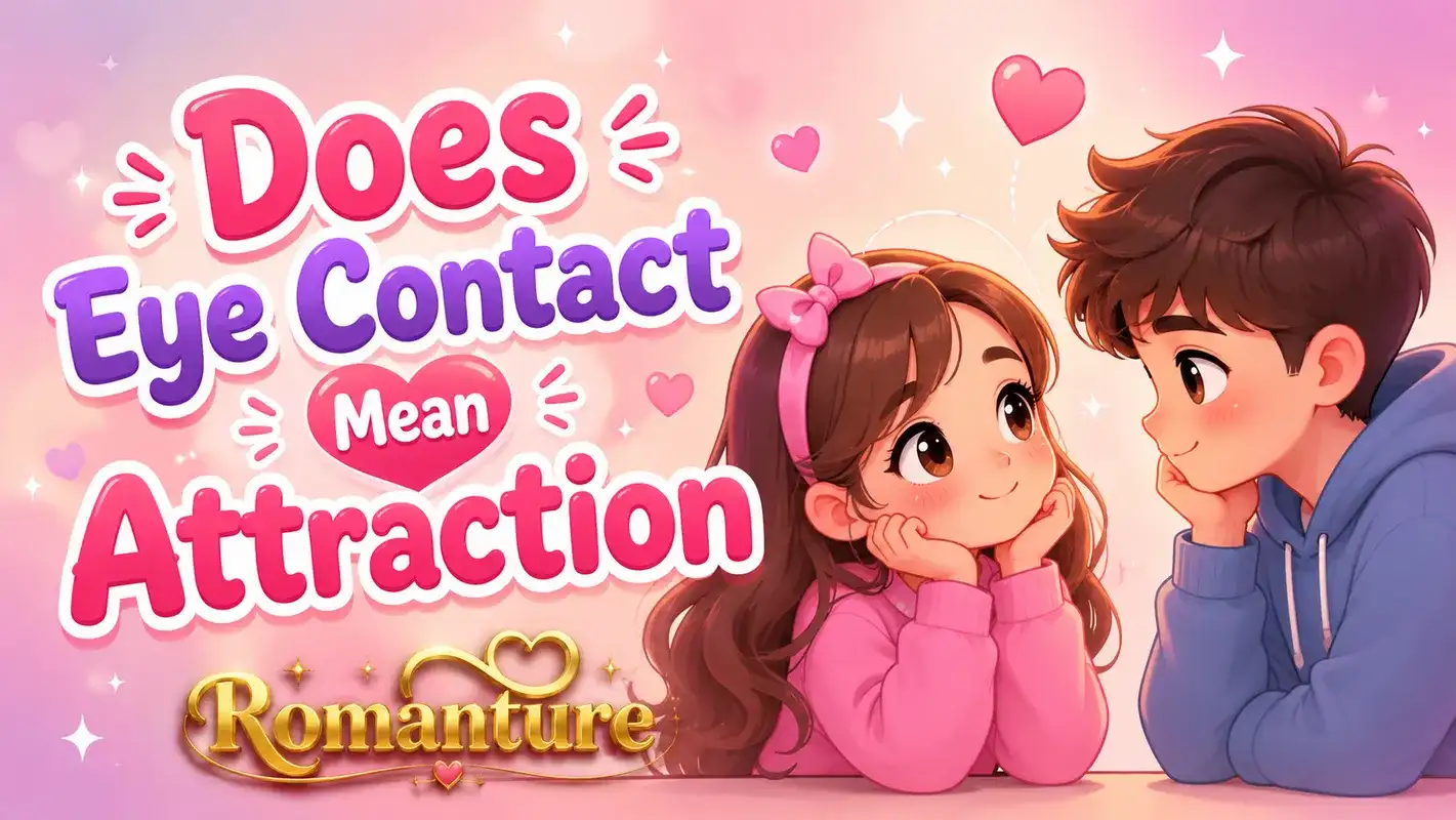 does eye contact mean attraction