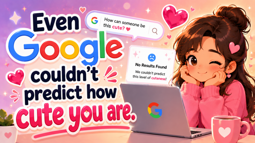 Even Google couldn't predict how cute you are.