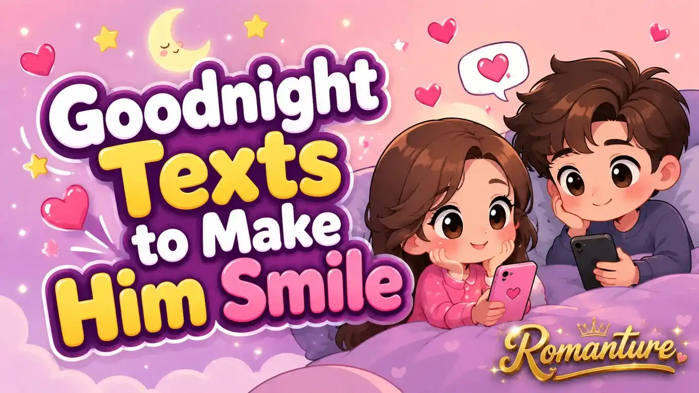 Goodnight Texts to Make Him Smile