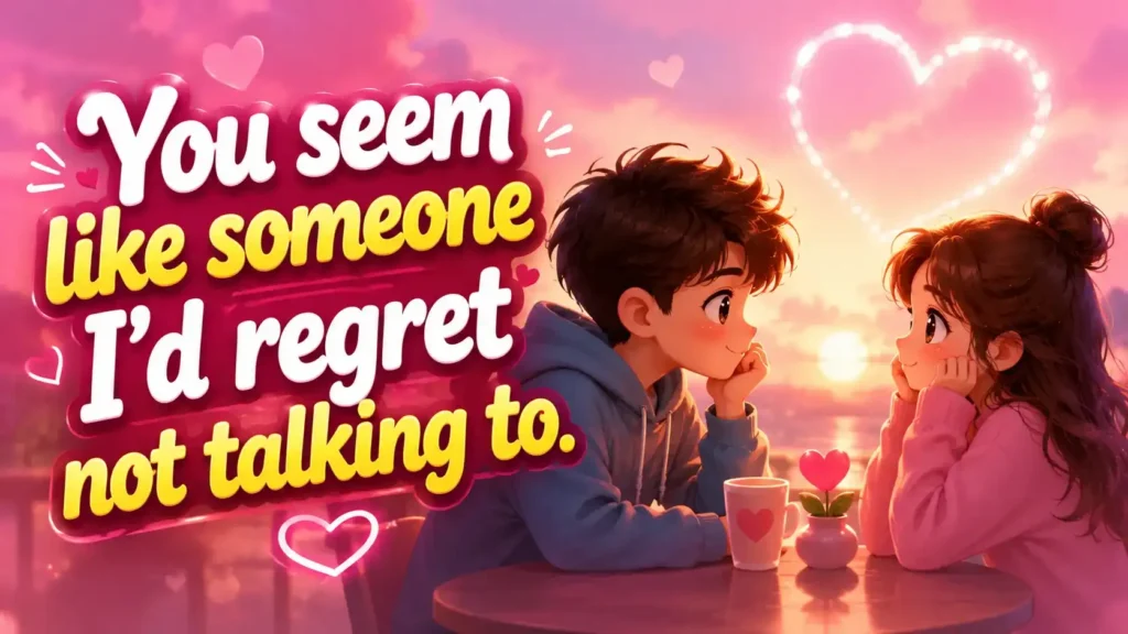 you-seem-like-someone-id-regret-not-talking-to