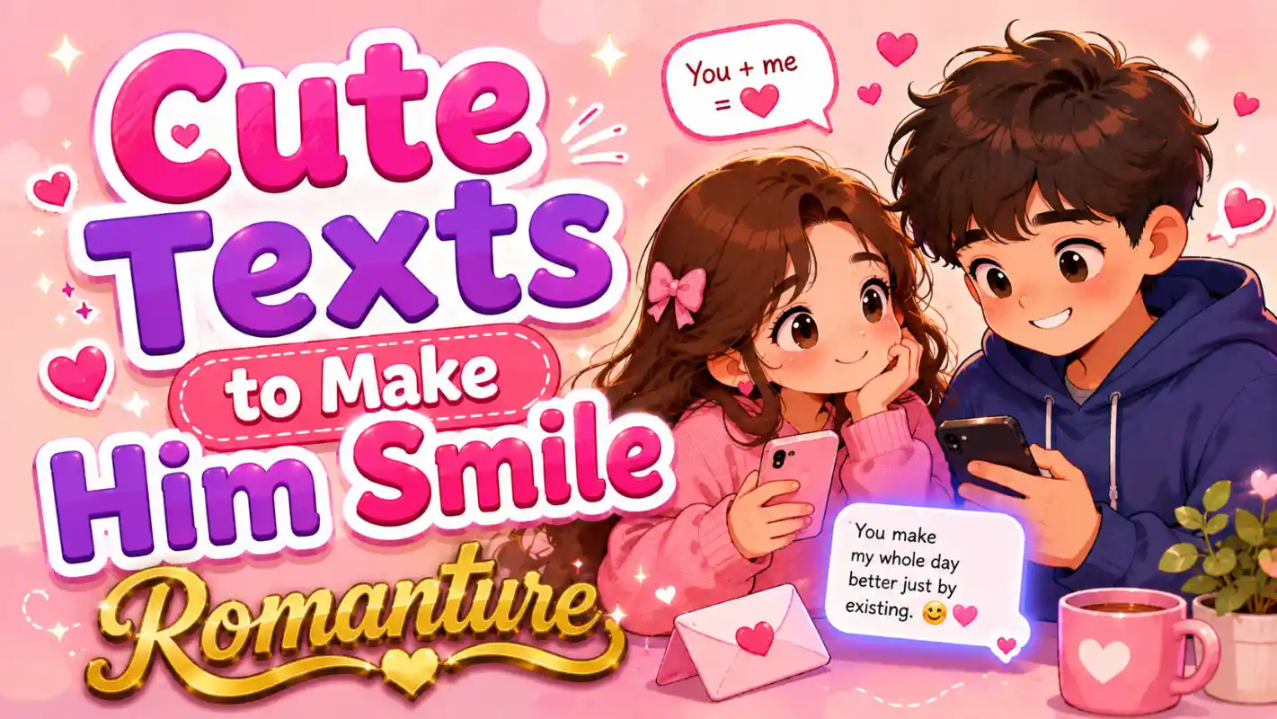Cute Texts to Make Him Smile