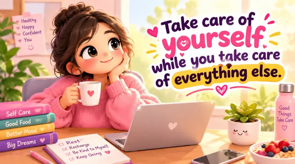 Take care of yourself while you take care of everything else.
